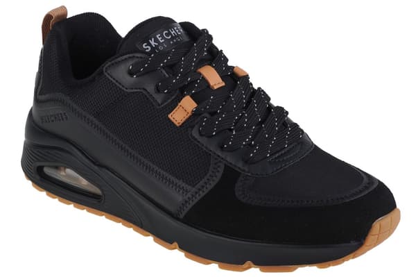 Skechers Uno-Layover 183010-BBK, Man, Sneakers, svart Black 44