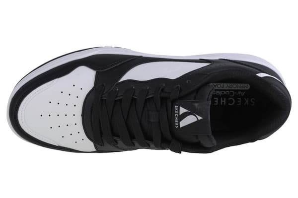 Skechers Koopa-Volley Low Varsity 183240-BKW, Mand, Sneakers, hvid