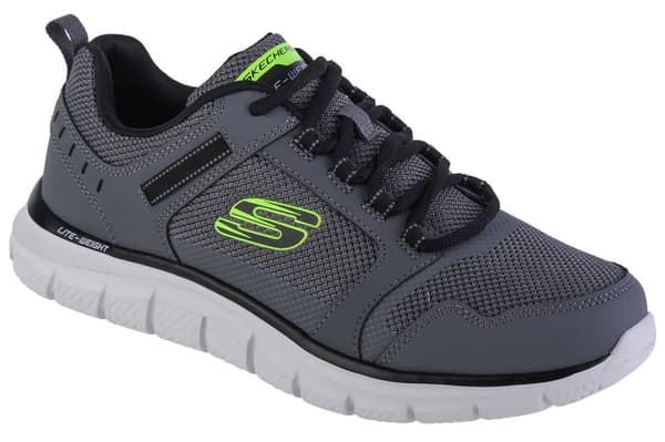 Skechers Track-Knockhill 232001-CCBK, Mand, Sneakers, grå