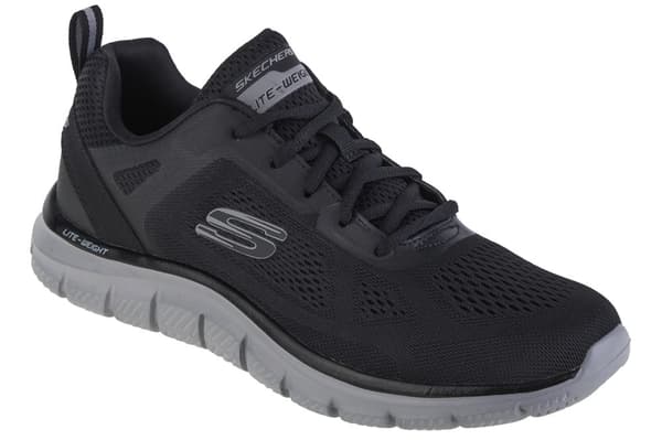Skechers Track-Broader 232698-BKCC, Mand, Sneakers, sort