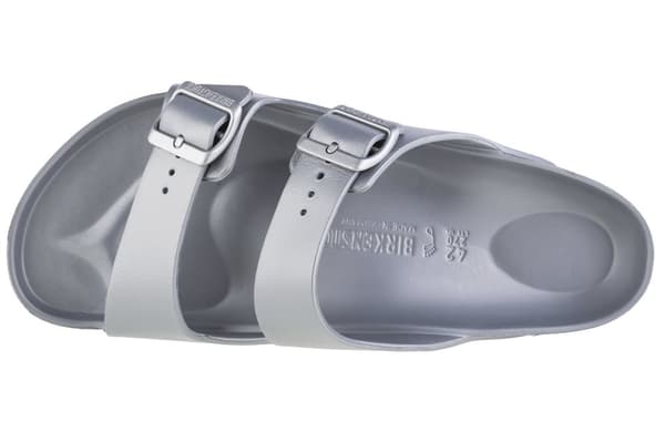 Birkenstock Arizona 1003490, Mand, Slides, sølv