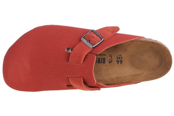 Birkenstock Boston 1025645, Unisex, Tofflor, vinröd