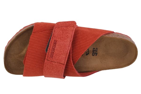 Birkenstock Kyoto 1025653, Unisex, Tofflor, vinröd
