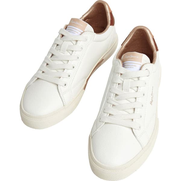 Pepe Jeans Utbildare Kenton Class W Vit EU 38 Kvinna