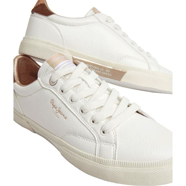 Pepe Jeans Utbildare Kenton Class W Vit EU 38 Kvinna