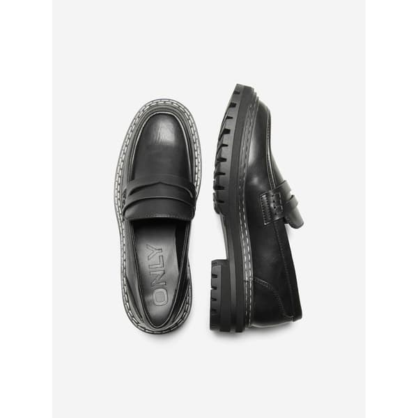 Only Sko Moccasins Beth-3 Pu Sort EU 37 Kvinde