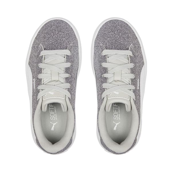Puma Flickskor Karmen Glitz Ps Silver EU 28
