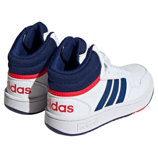Adidas Lasten Valmentajat Hoops Mid 3.0 Valkoinen EU 30 1/2