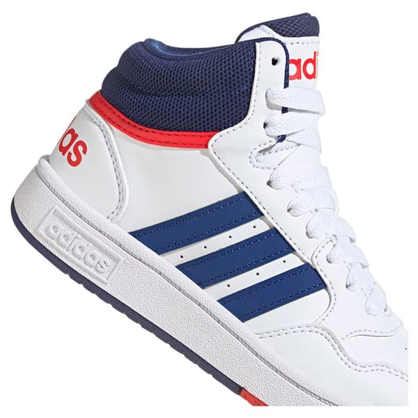 Adidas Lasten Valmentajat Hoops Mid 3.0 Valkoinen EU 30 1/2