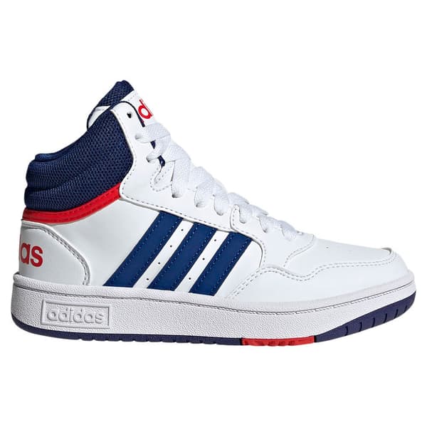 Adidas Lasten Valmentajat Hoops Mid 3.0 Valkoinen EU 30 1/2
