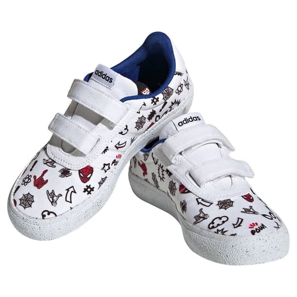 Adidas Børne Trænere Vulcraid3r Spiderman Cf Hvid EU 34