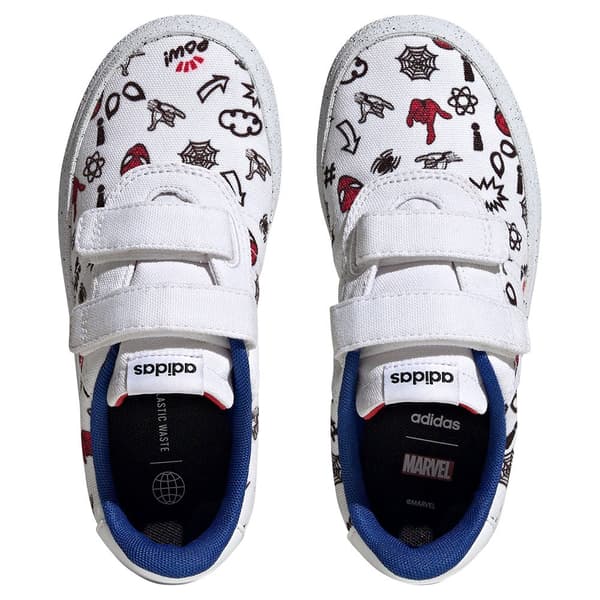 Adidas Børne Trænere Vulcraid3r Spiderman Cf Hvid EU 34