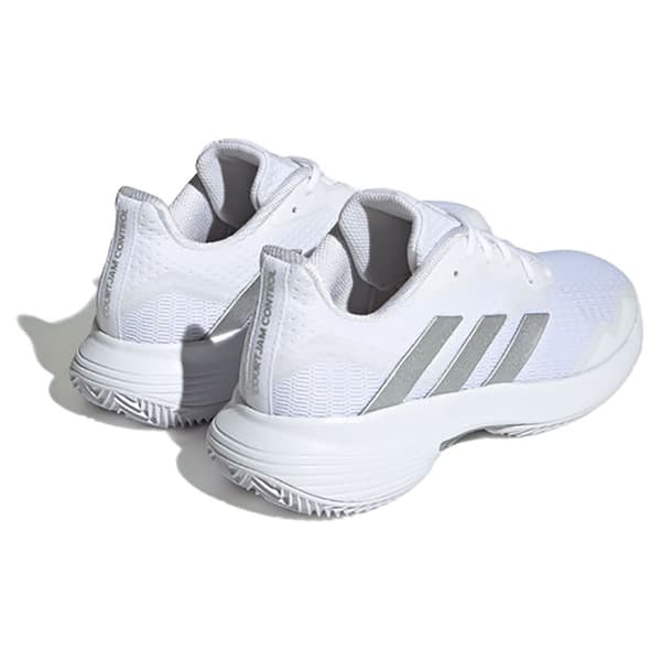 Adidas Alle Court Sko Courtjam Control Clay Hvid EU 38 2/3 Kvinde