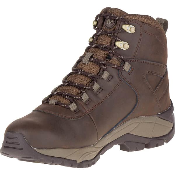 Merrell Wp Vandringskängor I Läder Vego Mid Brun EU 45 Man