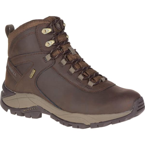 Merrell Wp Vandringskängor I Läder Vego Mid Brun EU 45 Man