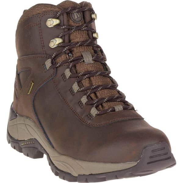 Merrell Wp Vandringskängor I Läder Vego Mid Brun EU 45 Man