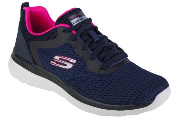 Skechers Bountiful - Quick Path 12607-NVHP, Kvinde, Sneakers, marine blå Navy 36
