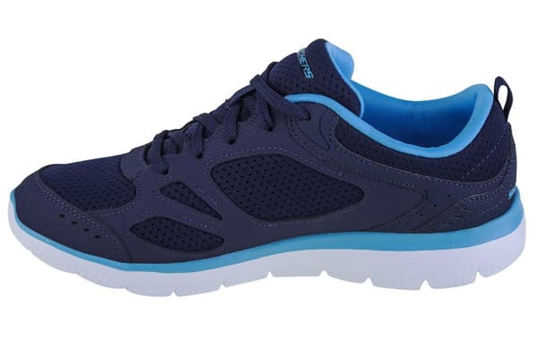 Skechers Summits Suited 12982-NVBL, Kvinna, Sneakers, marinblå