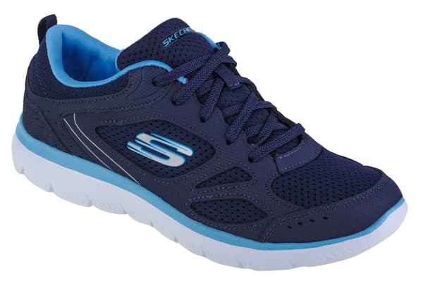 Skechers Summits Suited 12982-NVBL, Kvinna, Sneakers, marinblå