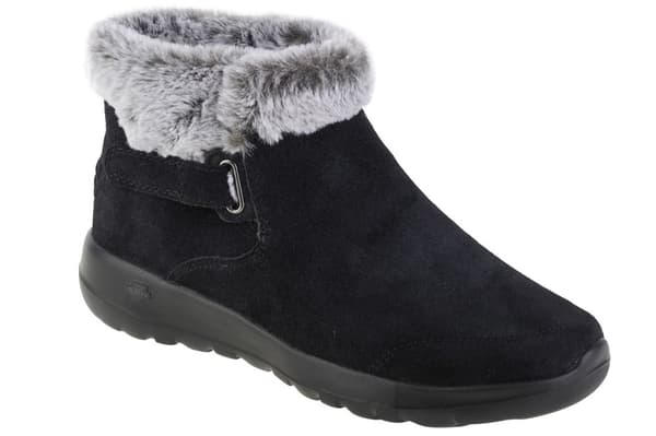 Skechers On The Go Joy - First Glance 144041-BKGY, Kvinna, Vinterkängor, svart