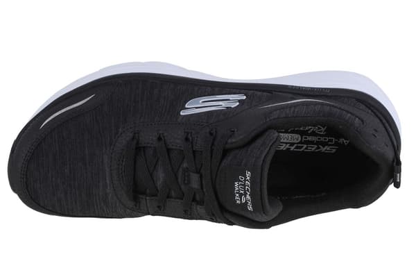 Skechers D'Lux Walker-Cool Groove 149336-BKW, Kvinna, Sneakers, svart