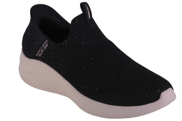 Skechers Ultra Flex 3.0-Shiny Night  Slip-ins 149594-BKRG, Kvinde, Sneakers, sort