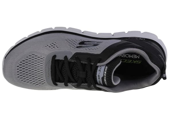 Skechers Track-Broader 232698-GYBK, Man, Sneakers, grå