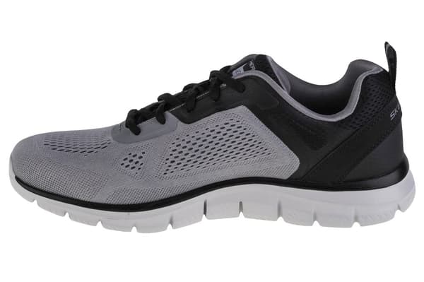 Skechers Track-Broader 232698-GYBK, Man, Sneakers, grå
