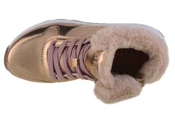 Skechers Uno - Cozy On Air 310518L-RSGD, til Pige, Vinterstøvler, guld