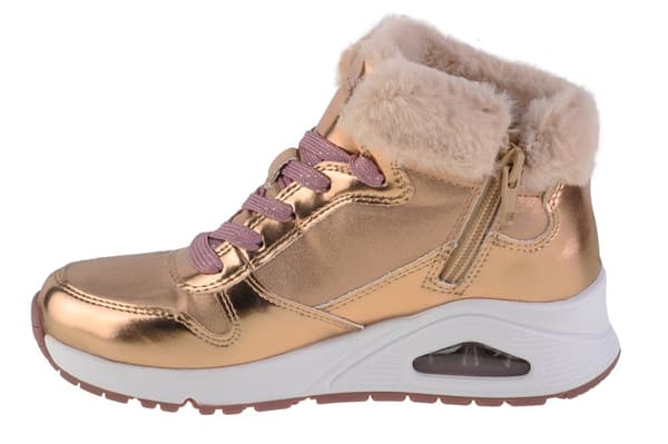 Skechers Uno - Cozy On Air 310518L-RSGD, til Pige, Vinterstøvler, guld