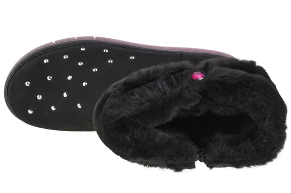 Skechers Glitzy Glam - Cozy Cuddlers 314851L-BLK, för Tjej, Vinterkängor, svart