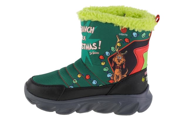 Skechers Dr. Seuss Hypno-Flash 3.0 Too Late To Be Good 406015L-GRMT, til Dreng, Vinterstøvler, grøn