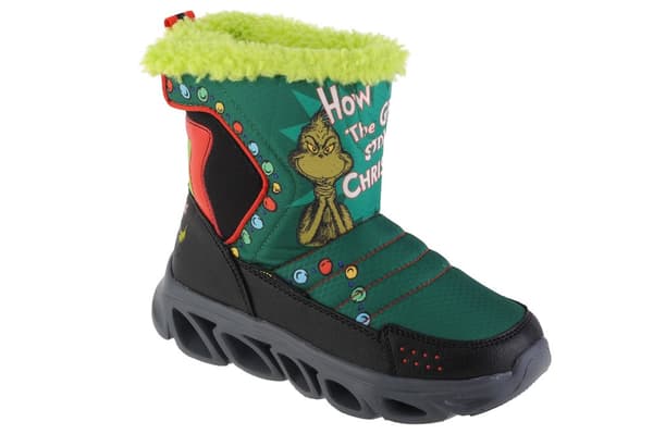 Skechers Dr. Seuss Hypno-Flash 3.0 Too Late To Be Good 406015L-GRMT, til Dreng, Vinterstøvler, grøn