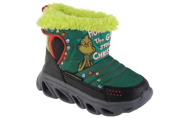 Skechers Dr. Seuss Hypno-Flash 3.0 Too Late To Be Good 406015N-GRMT, til Dreng, Vinterstøvler, grøn Green 24