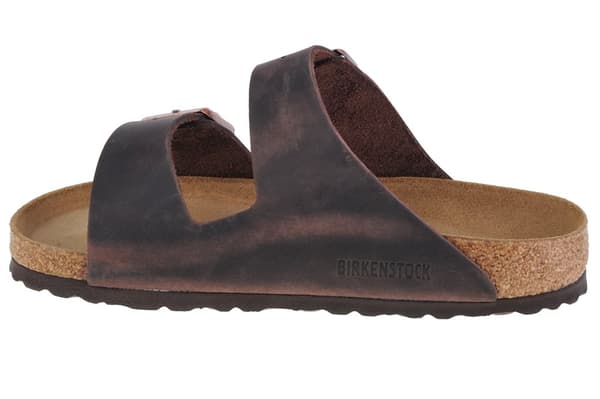 Birkenstock Arizona FL WB Habana 452761, Kvinna, Tofflor, brun