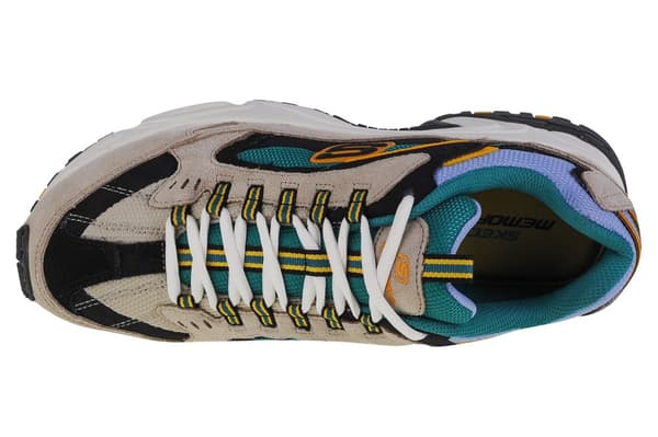 Skechers Stamina-Cutback 51286-WMLT, Mand, Sneakers, hvid