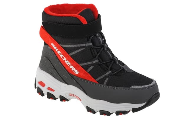 Skechers D Lites 660092L-BKRD, för Pojke, Träningsskor, svart