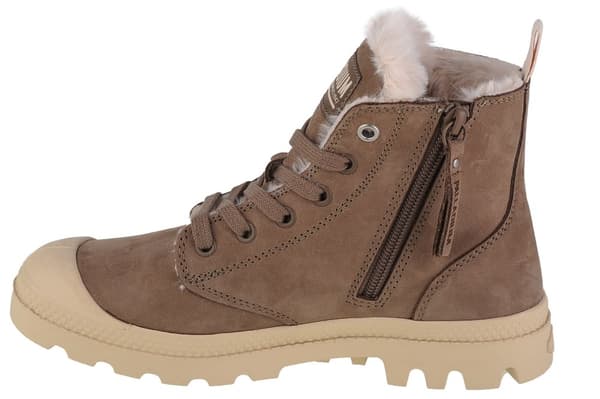 Palladium Pampa Hi Zip WL 95982-212-M, Kvinna, Sneakers, brun
