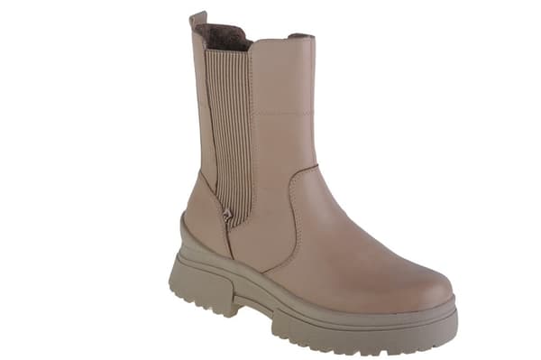 Rieker Booties W0380-62, Kvinna, Chelsea stövlar, beige
