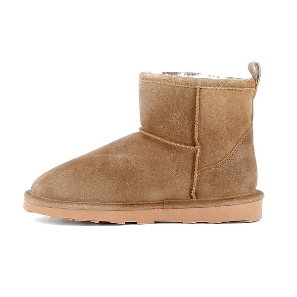 Axelda Venezia 37 - Vattentäta Fårskinnsboots Brun/Vit