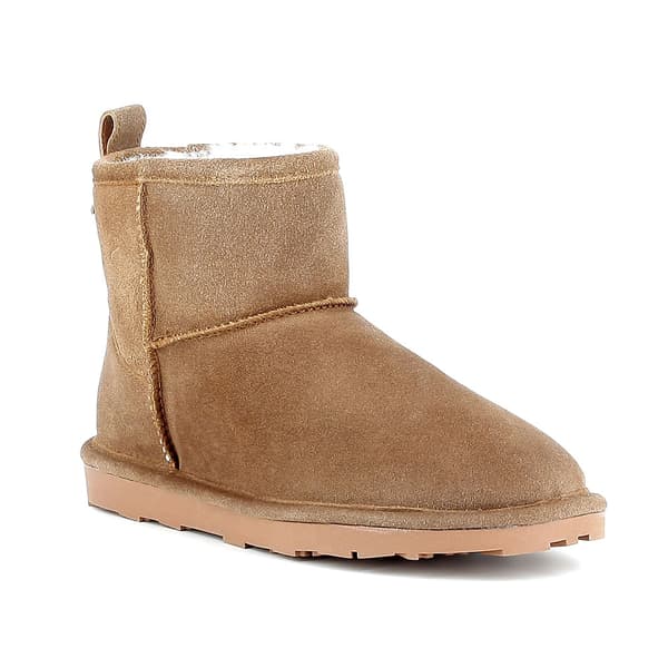 Axelda Venezia 37 - Vattentäta Fårskinnsboots Brun/Vit