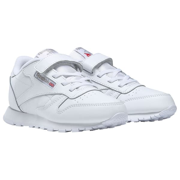 Reebok Classics Kardborreskor Leather 1v Vit EU 31 1/2
