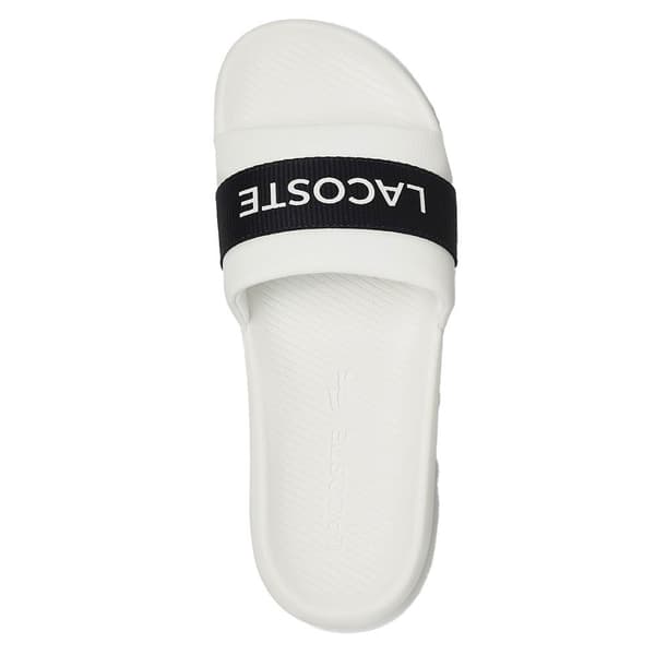 Lacoste Flip Flops Croco Textile Logo Vit EU 39 1/2 Man