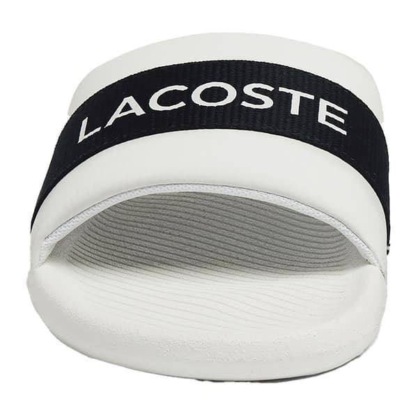 Lacoste Flip Flops Croco Textile Logo Vit EU 39 1/2 Man