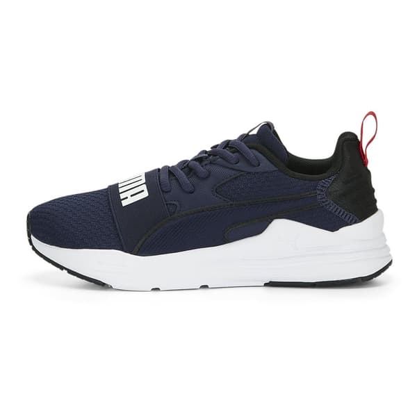 Puma Junior Løbesko Wired Run Pure Sort EU 39 Dreng
