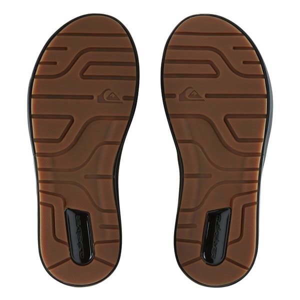 Quiksilver Slides Rivileatherdadj Svart EU 45 Man