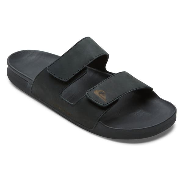 Quiksilver Slides Rivileatherdadj Svart EU 45 Man
