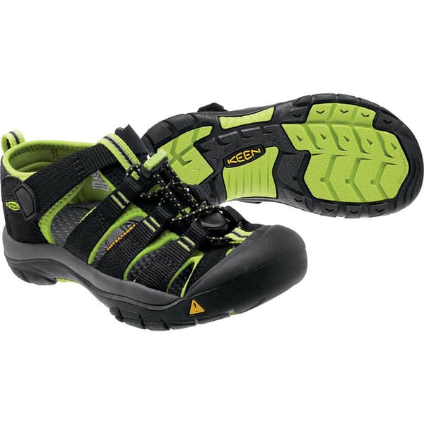 Keen Ungdoms Sandaler Newport H2 Grøn,Sort EU 37