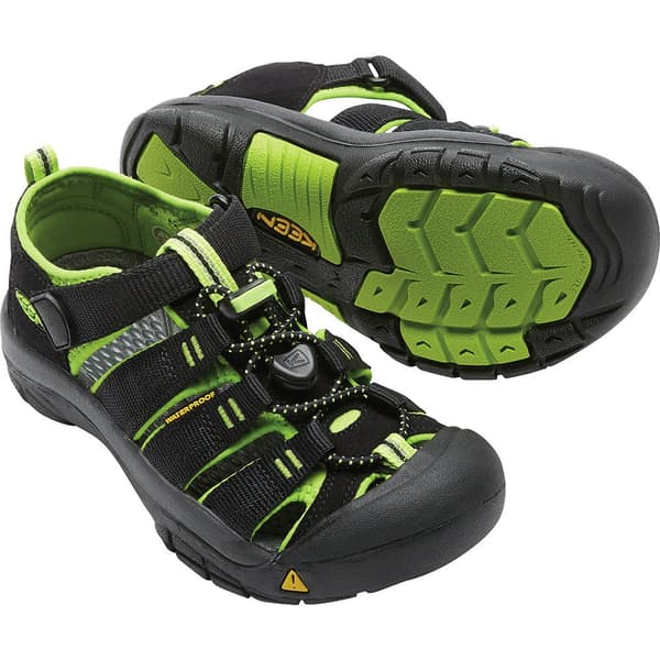 Keen Ungdoms Sandaler Newport H2 Grøn,Sort EU 37