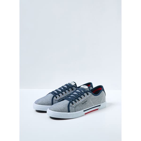 Pepe Jeans Utbildare Brady Men Chambray Grå EU 41 Man